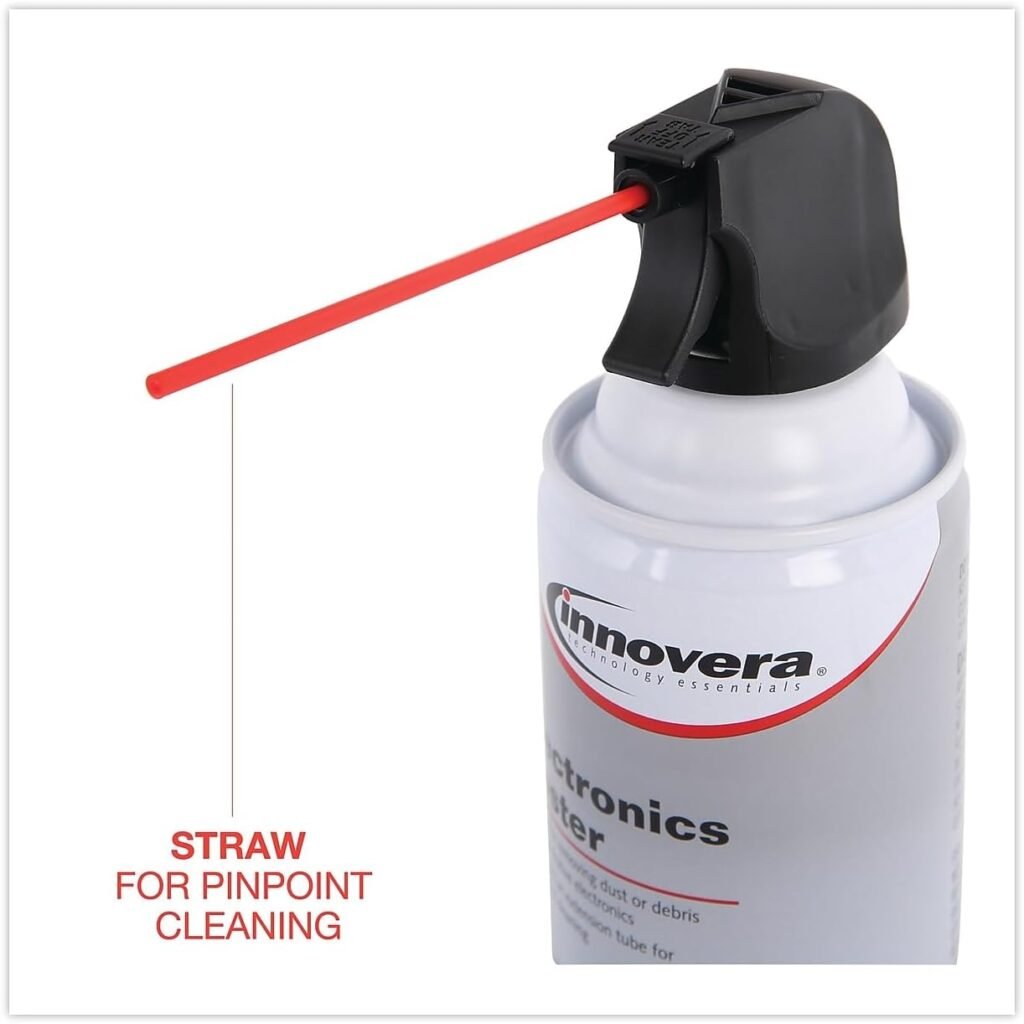 Innovera IVR10012 10 oz. Can Compressed Air Duster Cleaner (2/Pack)