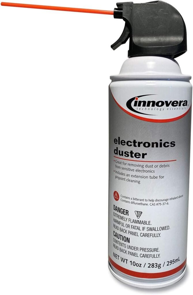 Innovera IVR10012 10 oz. Can Compressed Air Duster Cleaner (2/Pack)