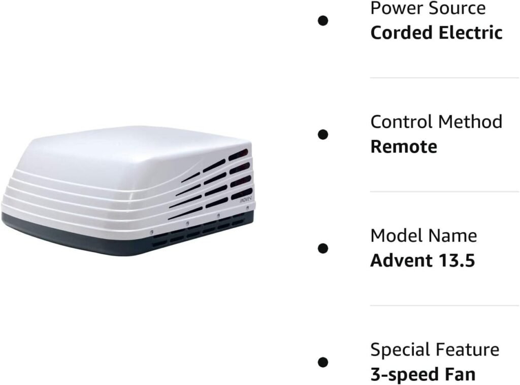 ASA Electronics ACM135 Advent Air 13,500 BTU Roof Top AC, White