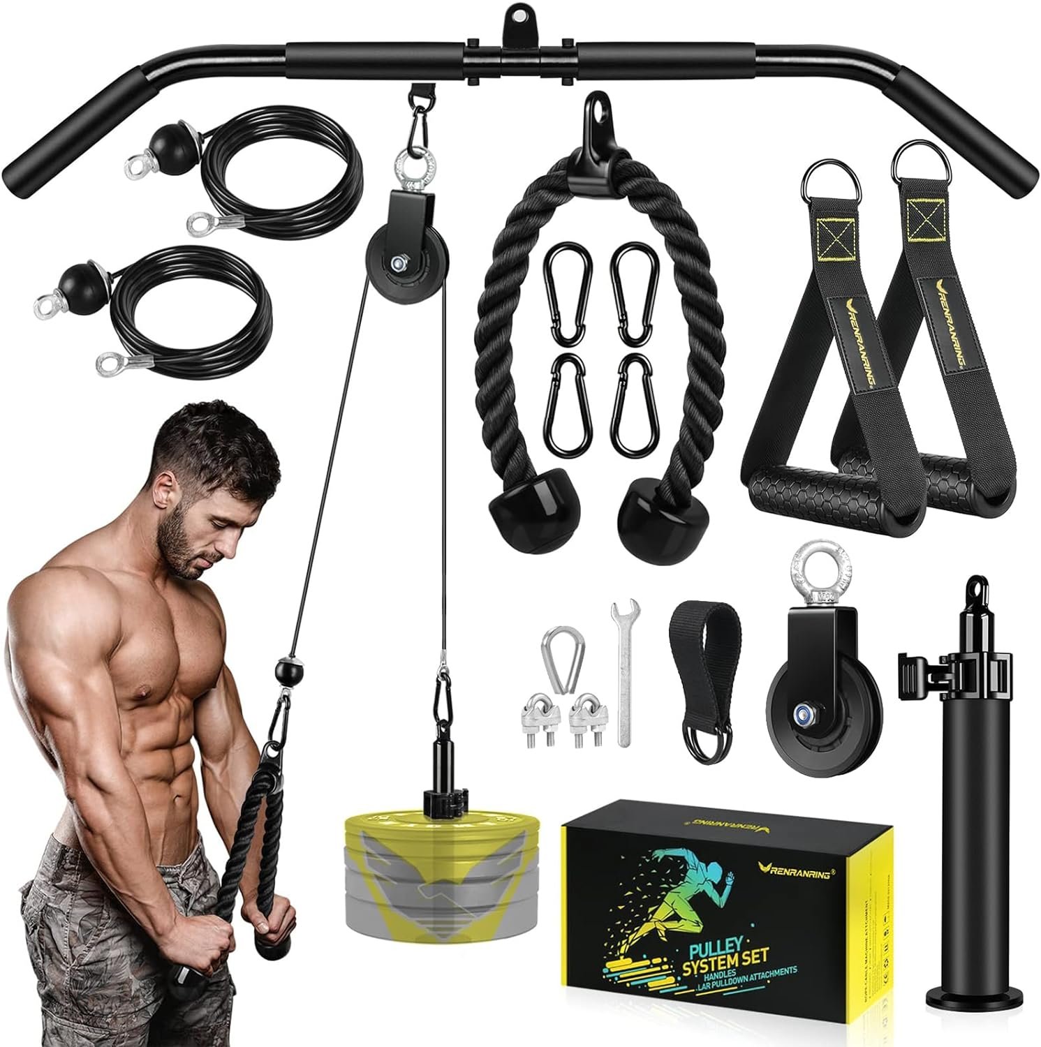 Fitness LAT and Lift Pulley System Gym review