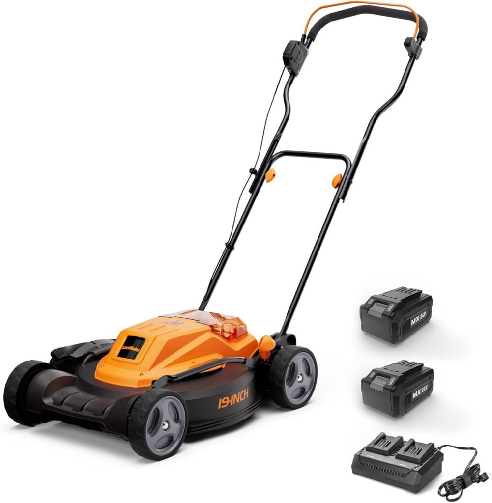 LawnMaster ME1218X Electric Lawn Mower 12AMP 19-Inch