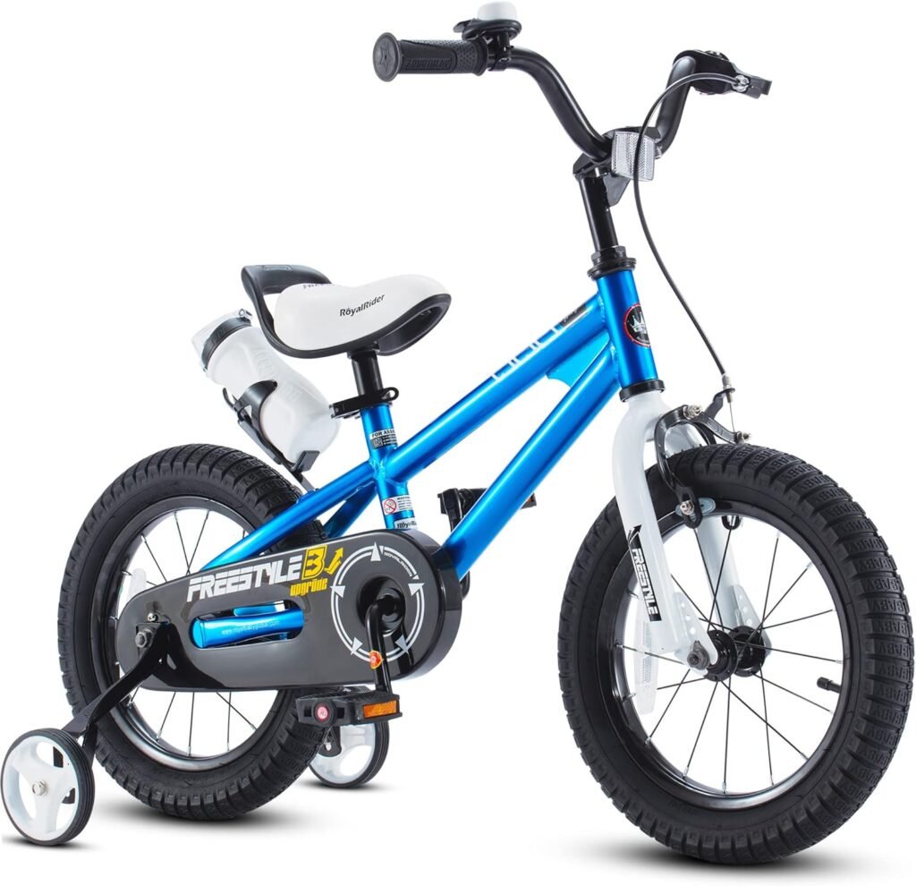 Royalbaby Freestyle Kids Bike 12 14 16 18 Inch Bicycle for Boys Girls Ages 3-10 Years, Multiple Color Options