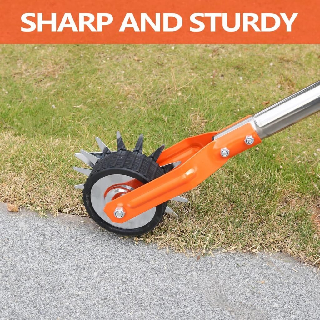 Soysehung Edger-Lawn-Tool - Manual Lawn Edger, 67 Inch Sidewalk Edger for Yard Landscaping